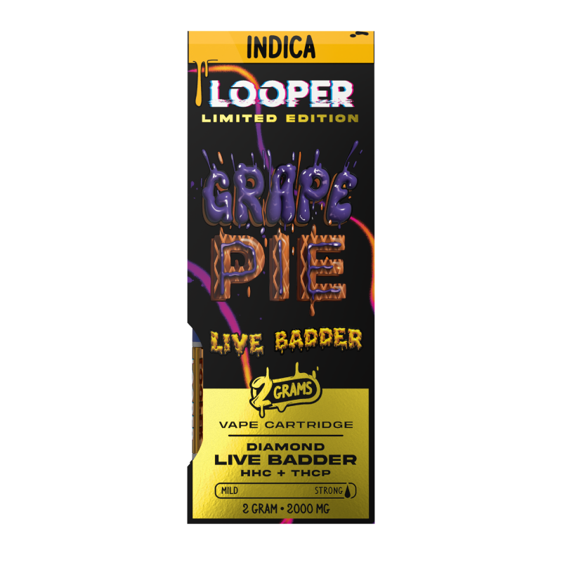 Looper Live Badder 2g Cartridge: Grape Pie