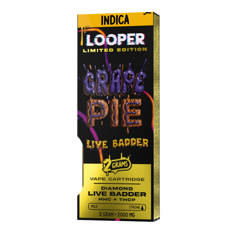 Looper Live Badder 2g Cartridge: Grape Pie