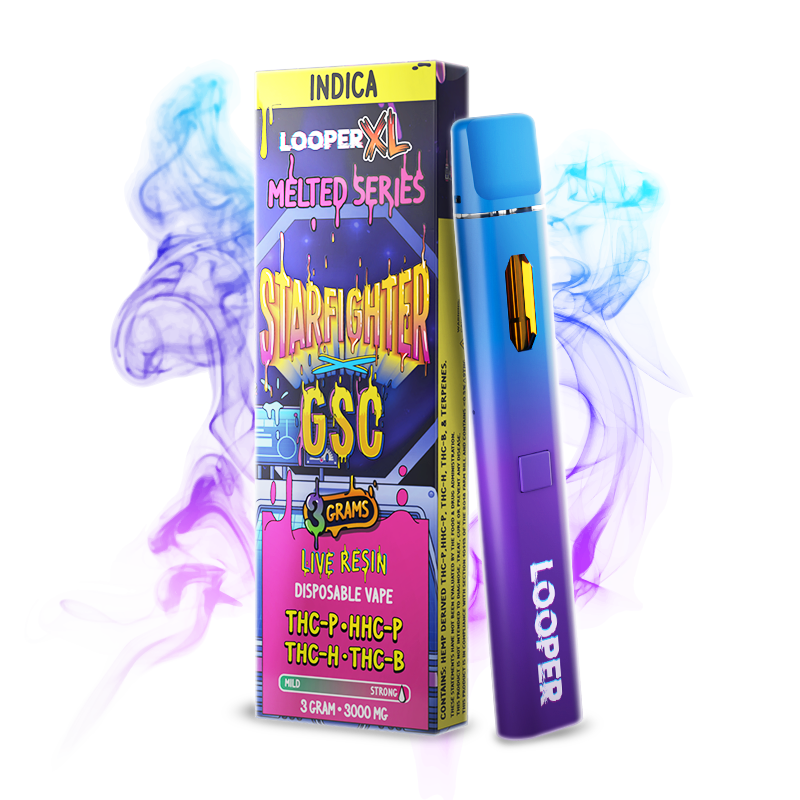 Looper Vape Melted Series 3G Disposable: Starfighter x GSC