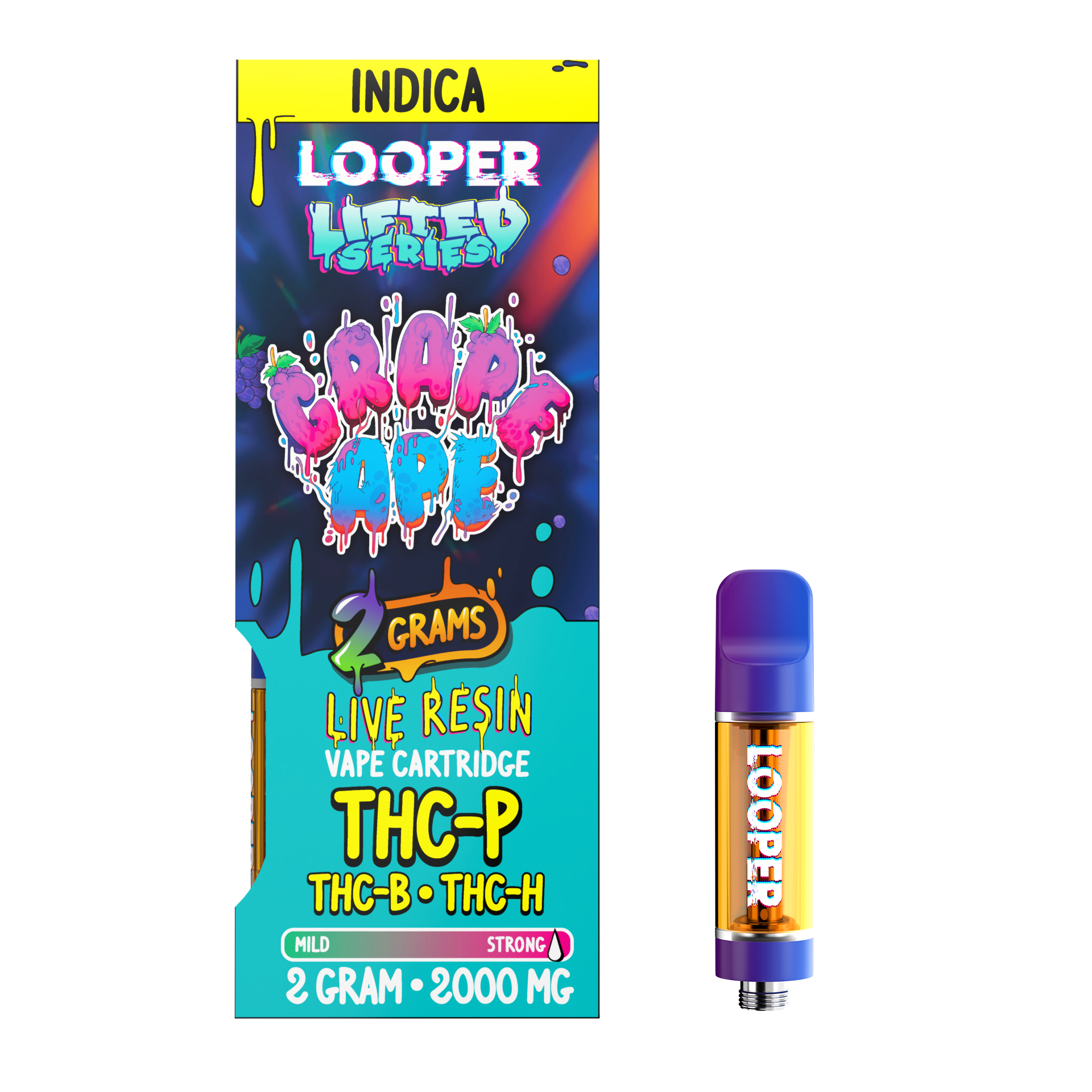 Looper Lifted Series 2g Cartridge: Grape Ape