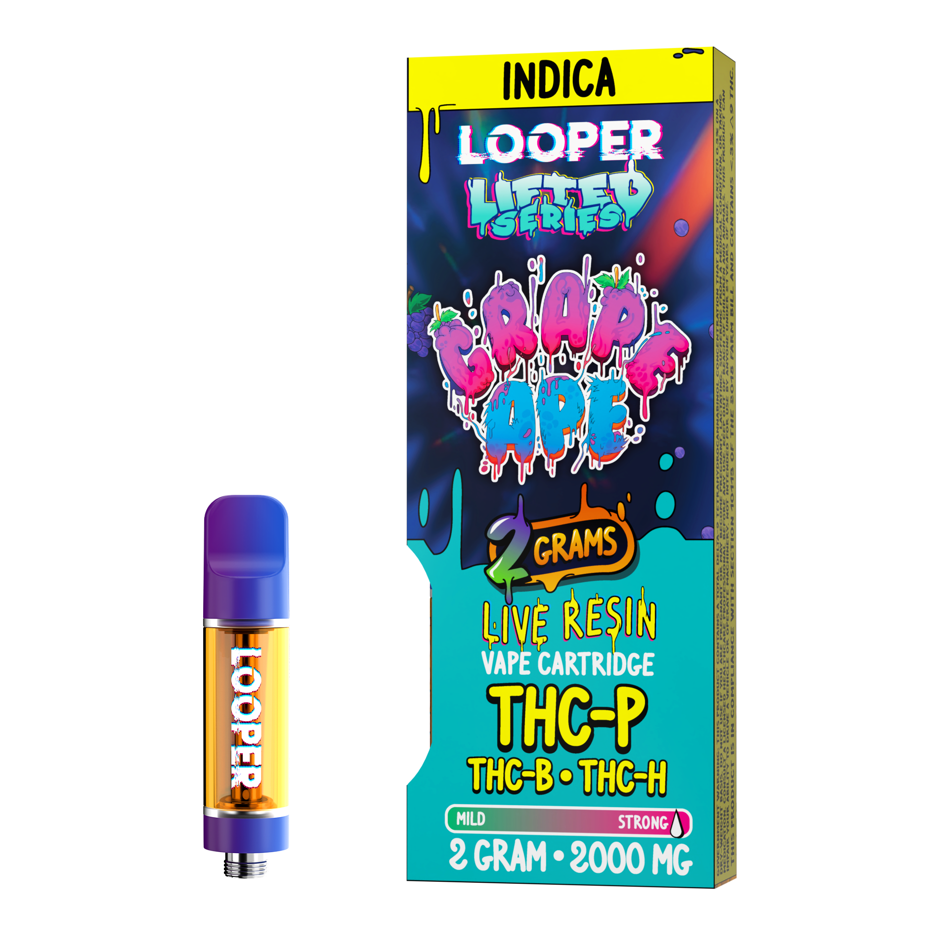 Looper Lifted Series 2g Cartridge: Grape Ape