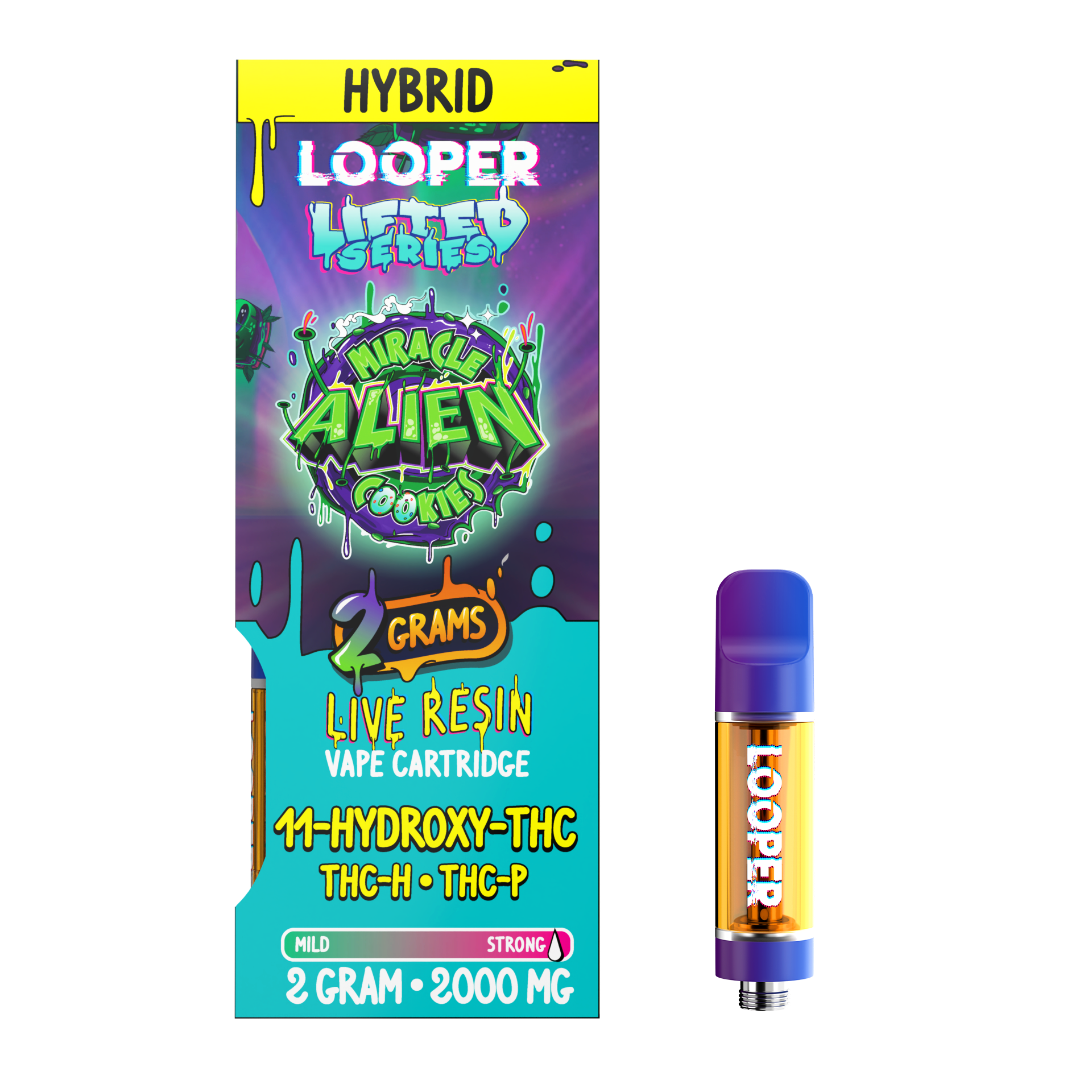 Looper Lifted Series 2g Cartridge: Miracle Alien Cookies