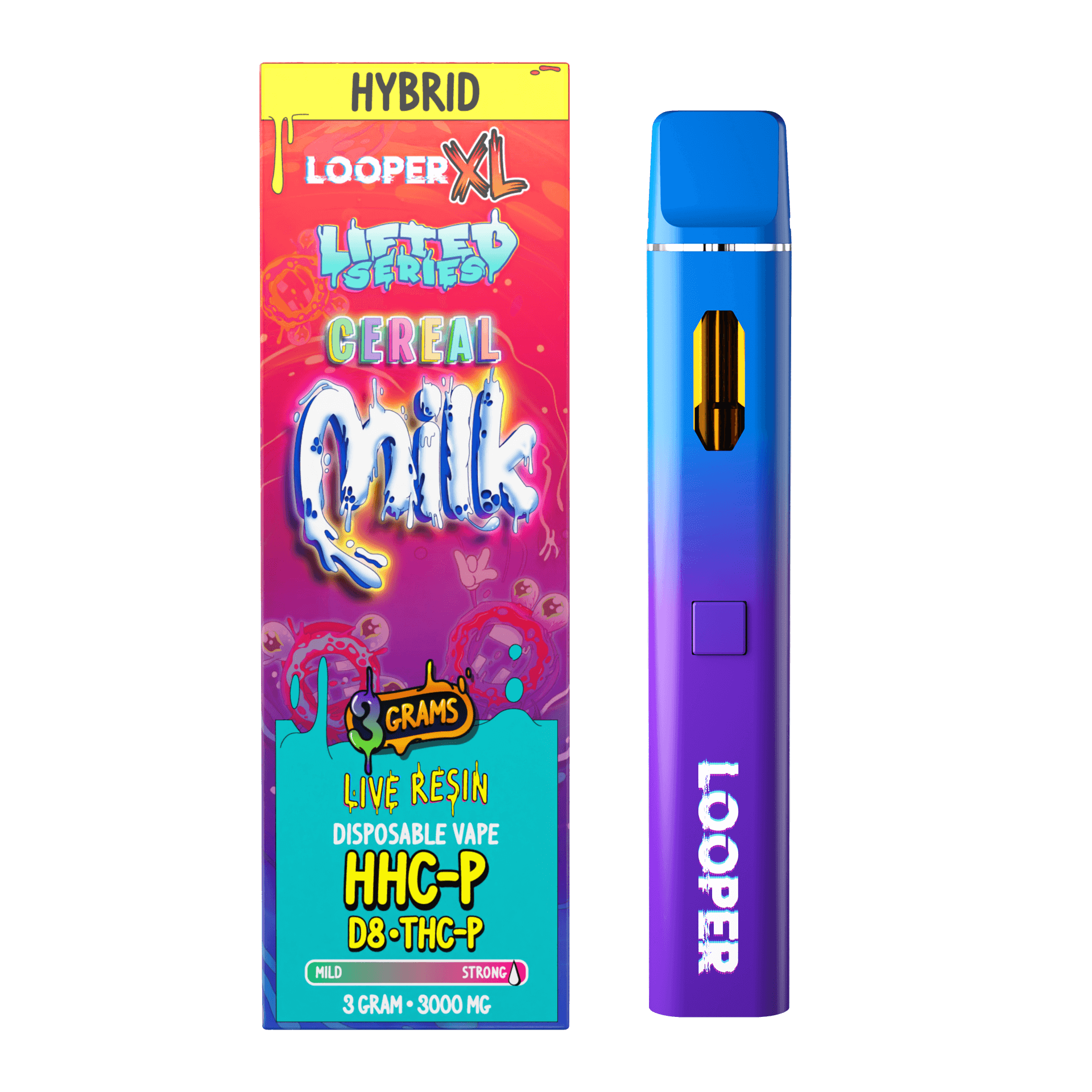 Looper Vape Lifted Series 3G Disposable: Cereal Milk