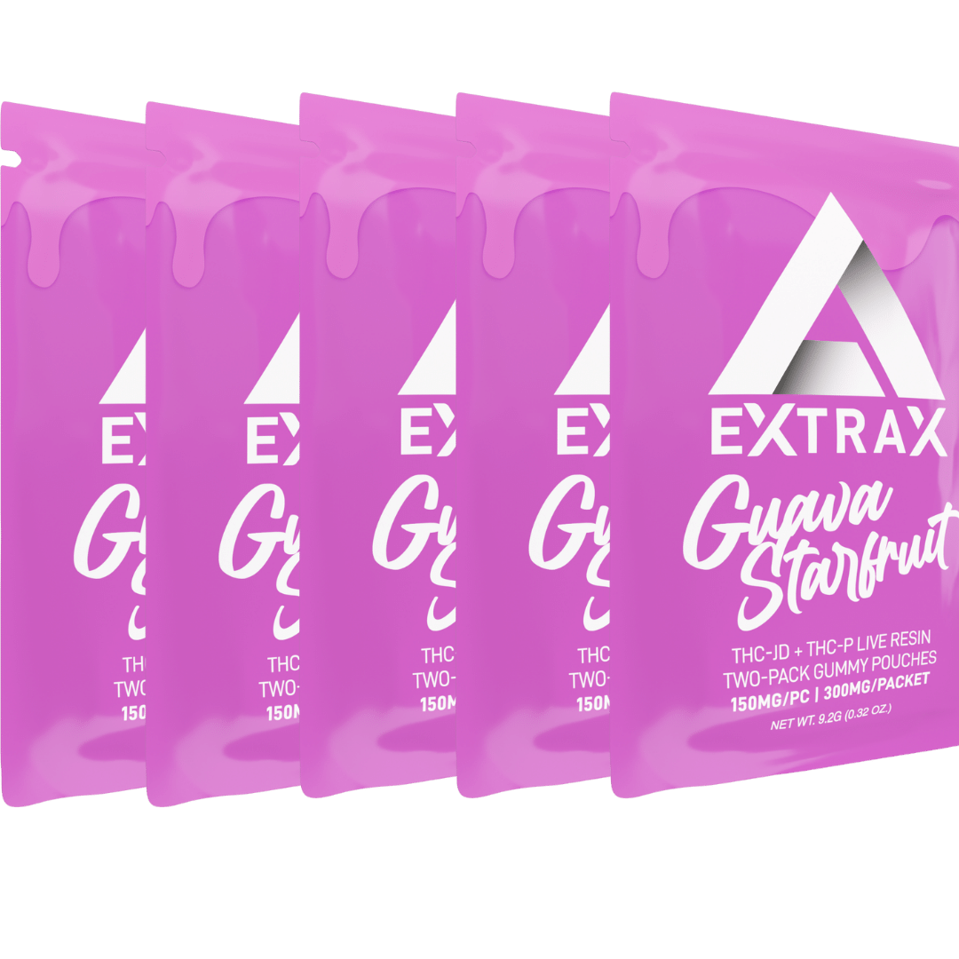 Delta Extrax THCJD + THCP 300mg Gummies | Lights Out 5 Pack Bundle Best Sales Price - Gummies