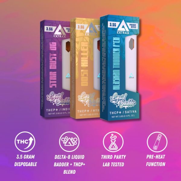 Delta Extrax THCP+ 3.5G Disposable | Liquid Badder Line Best Sales Price - Vape Pens