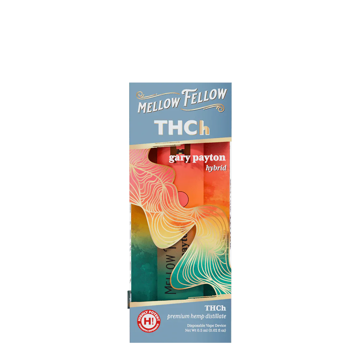 Mellow Fellow THCh 0.5g Disposable Vape - Gary Payton (Hybrid)