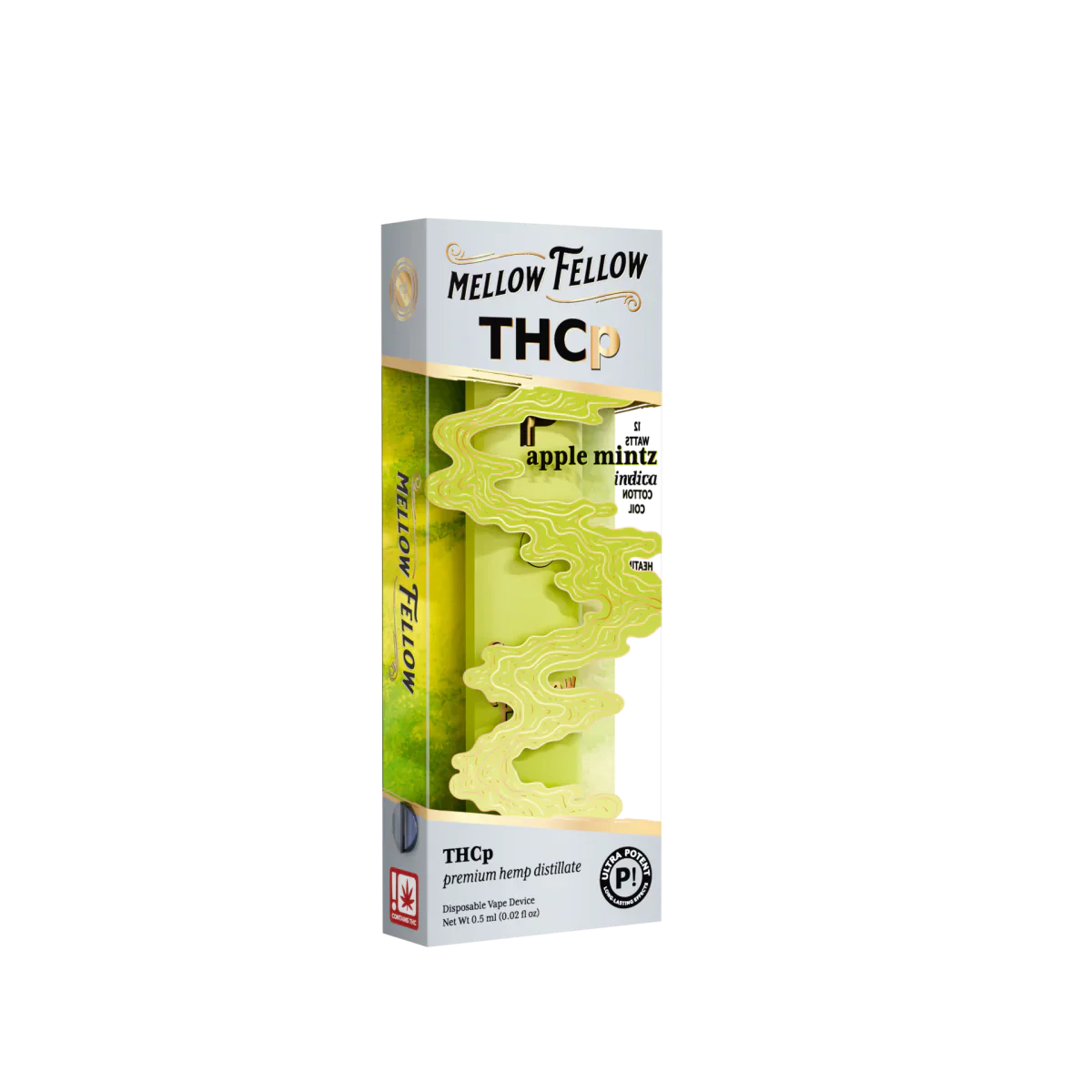 Mellow Fellow THCp 0.5g Disposable Vape - Apple Mintz (Indica) Best Price