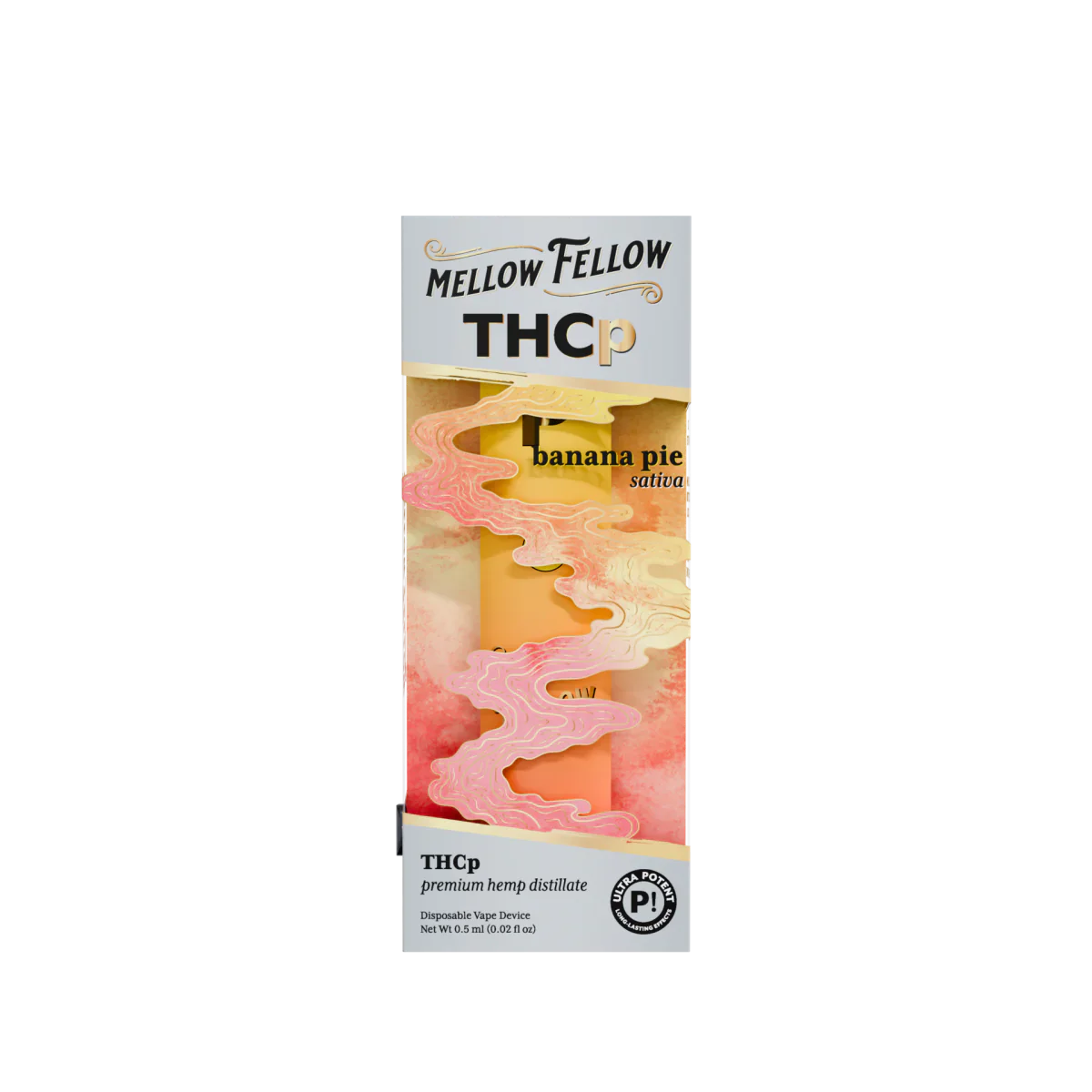 Mellow Fellow THCp 0.5g Disposable Vape - Banana Pie (Sativa)