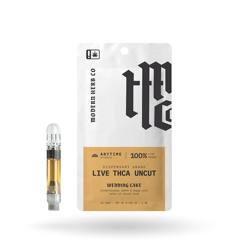 THCa Live Resin Cartridge Uncut: Anytime Wedding Cake