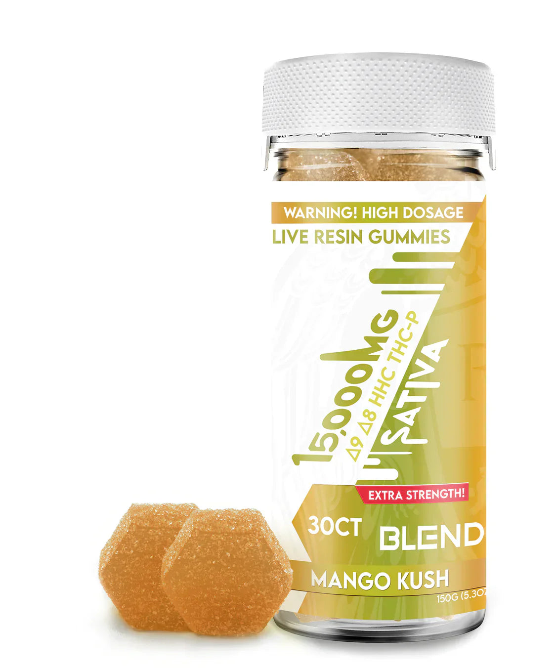 Blend Live Resin Delta 9 + THCP Blend Gummies 2500mg - 15000mg Best Price