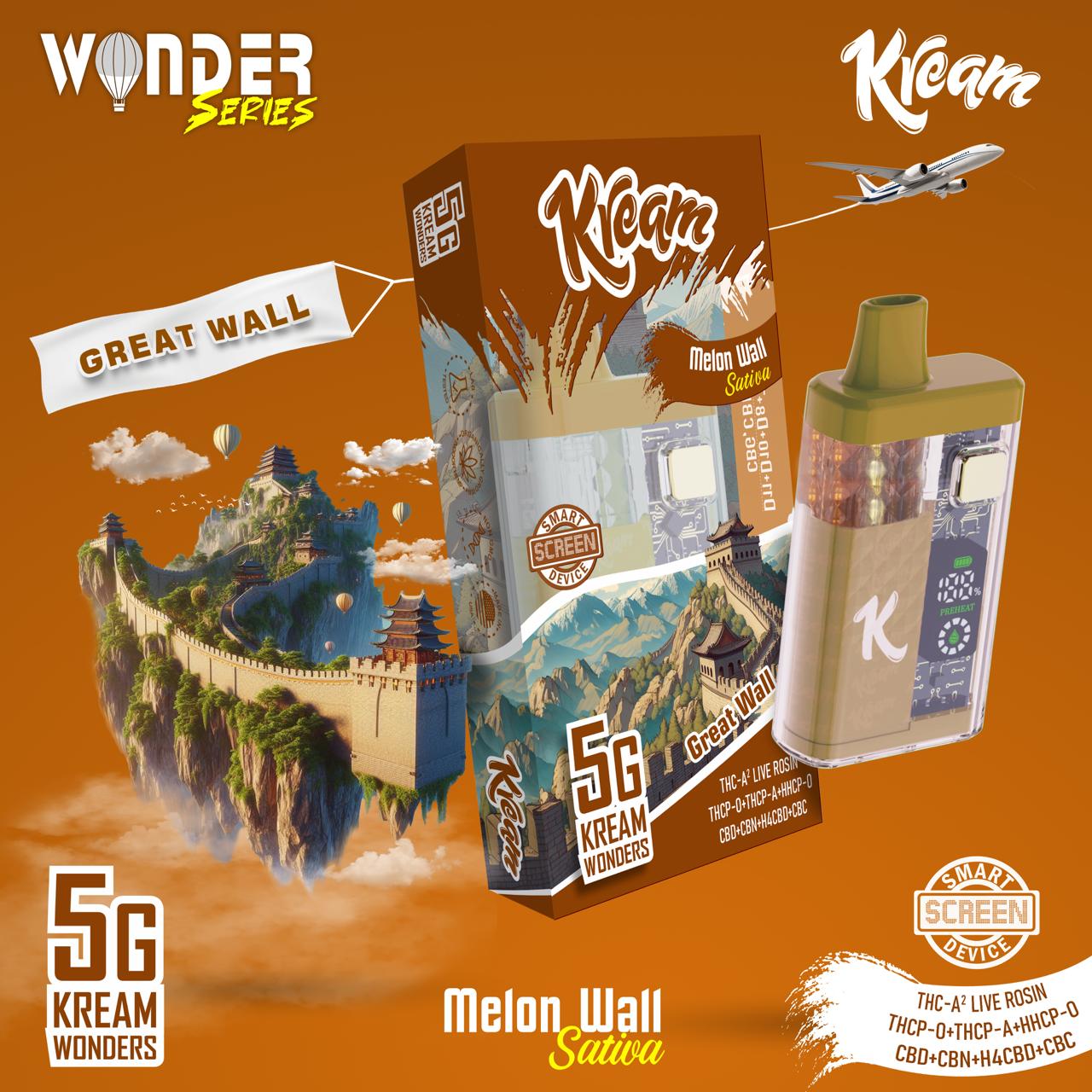 Kream Wonders THC-A Live Rosin Disposable (5000mg)