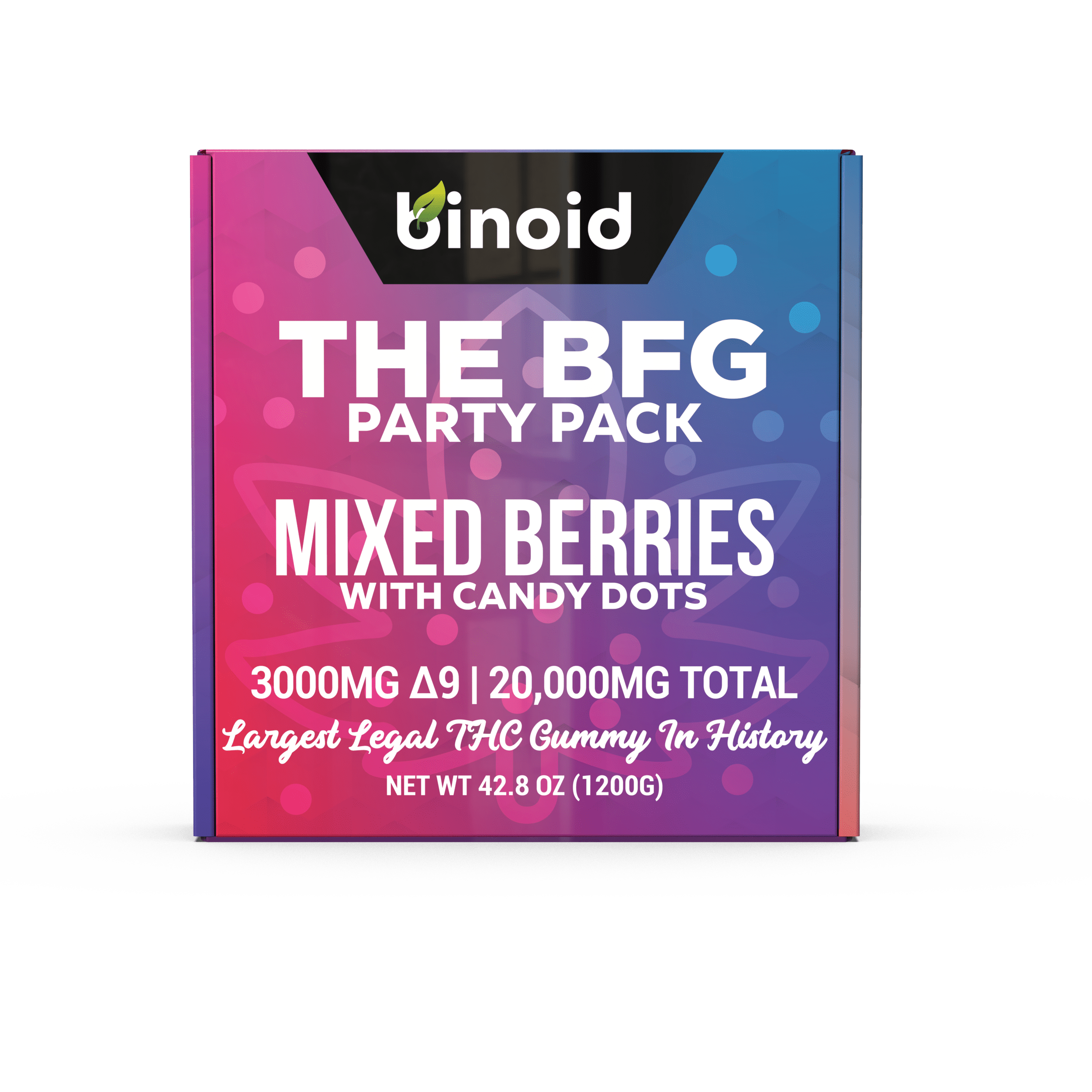 Binoid The BFG w/Candy Dots – 3000mg Largest Legal Gummy