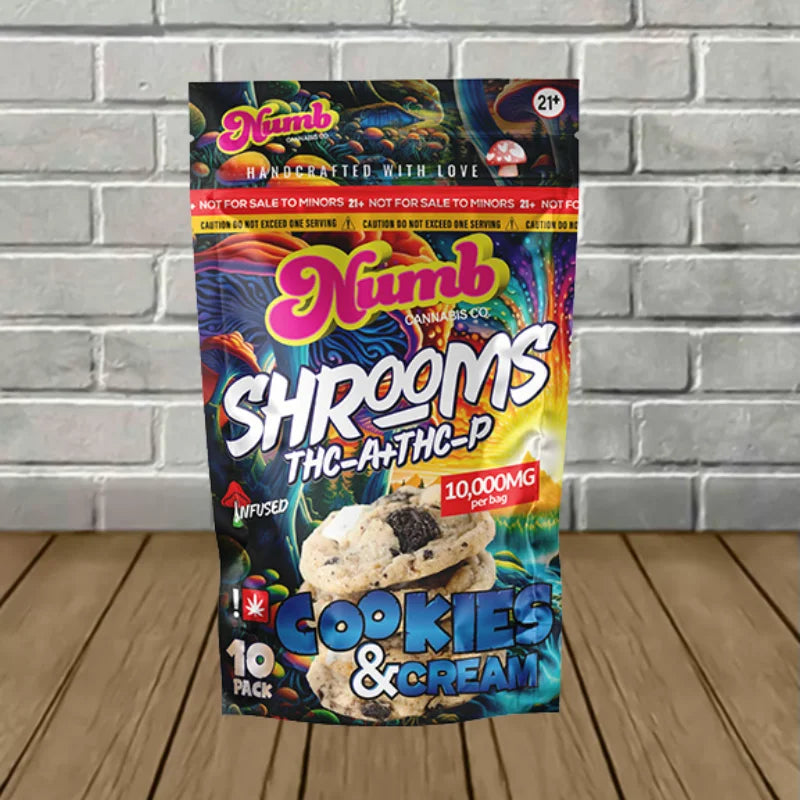 Numb Shrooms THCa | THCp Cookies n Cream 10000mg&nbsp;