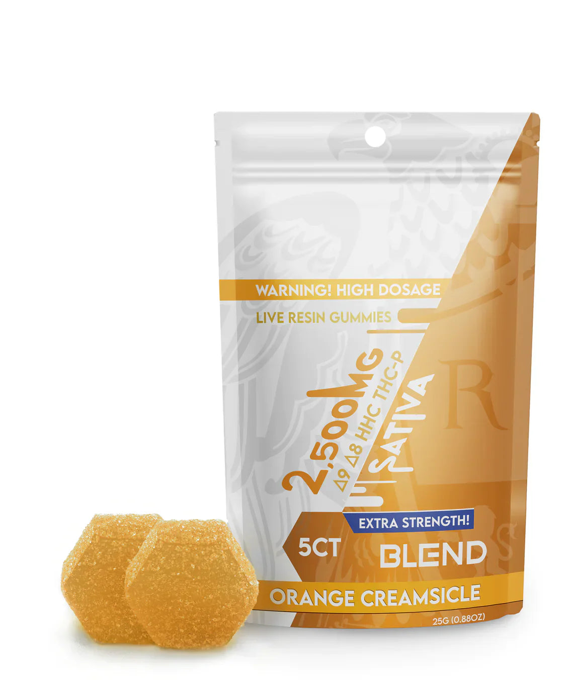 Blend Live Resin Delta 9 + THCP Blend Gummies 2500mg - 15000mg Best Price