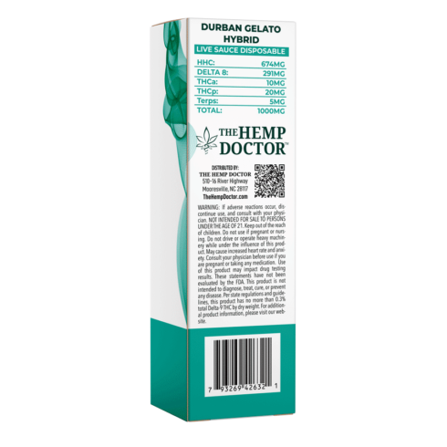 The Hemp Doctor Phuk’d Up 1G Live Sauce Disposable