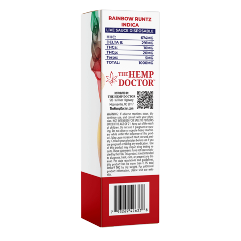 The Hemp Doctor Phuk’d Up 1G Live Sauce Disposable