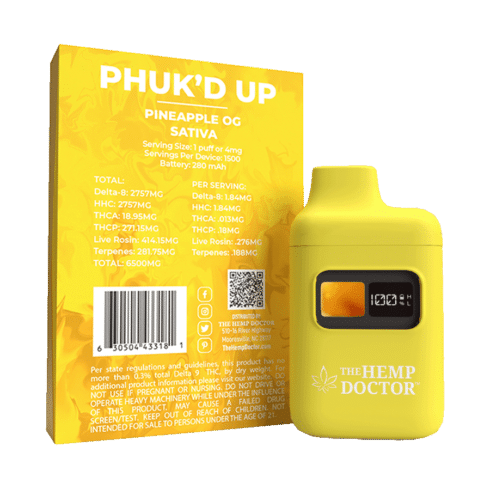 The Hemp Doctor Phuk’d Up 6.5G MEGA THCA Disposable Vapes