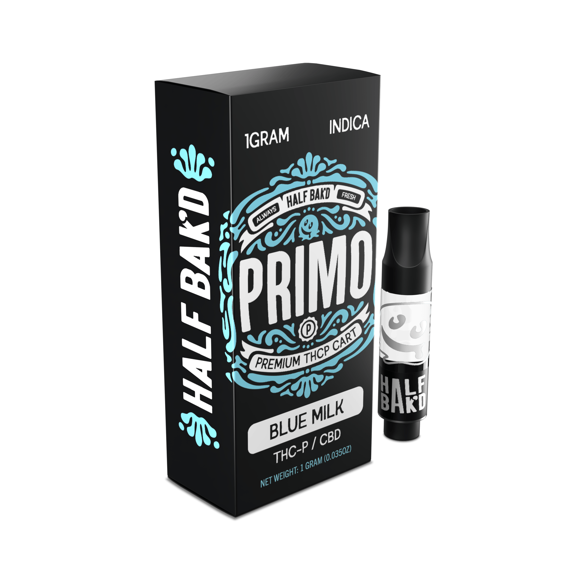 Half Bak'd Blue Milk 1G Cartridges