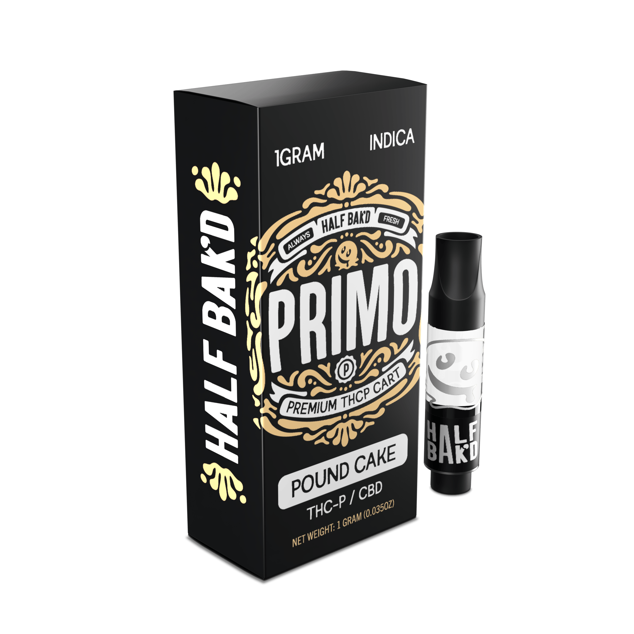 Half Bak'd Pound Cake 1G Cartridges