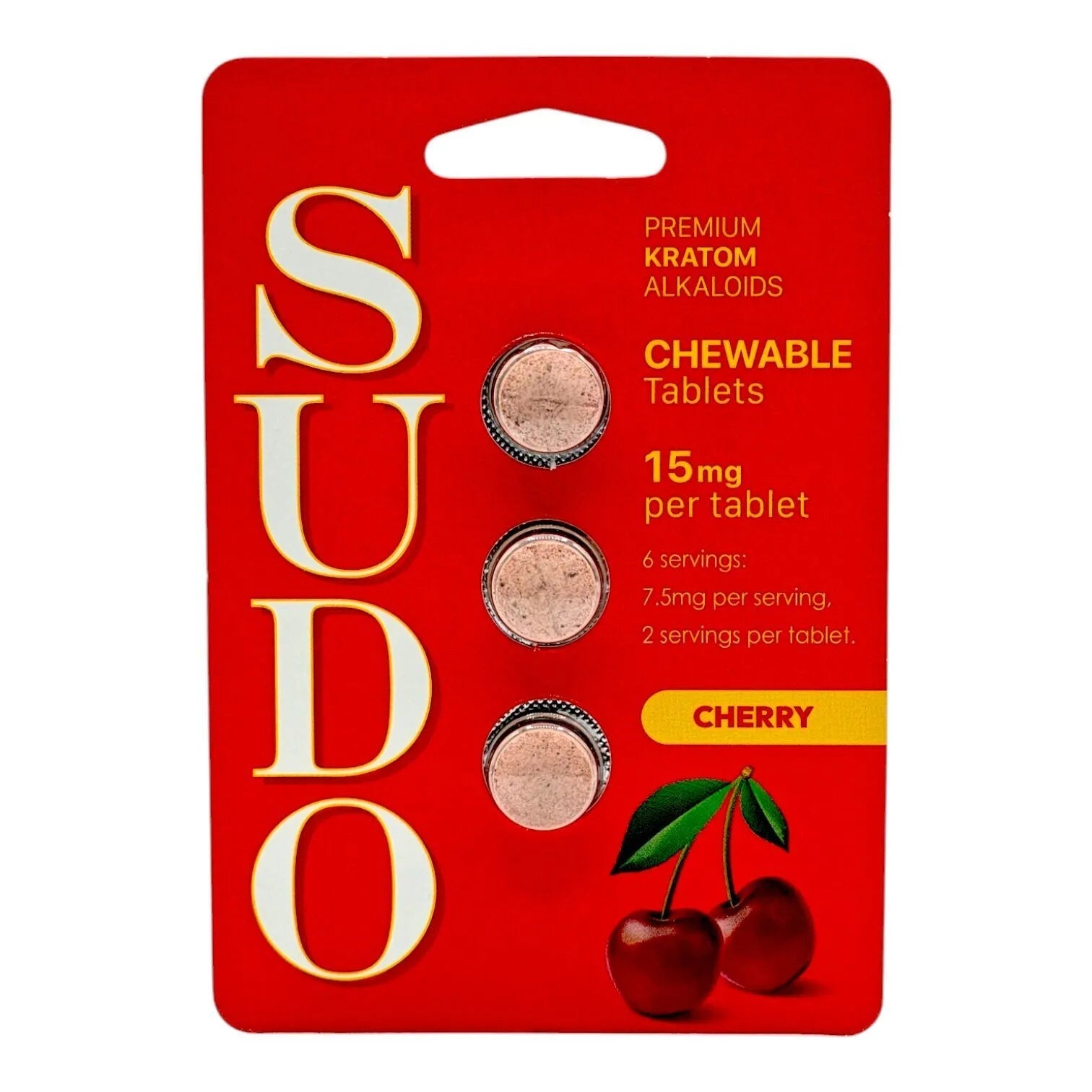 SUDO Premium Chewable Kratom Alkaloid Tablets