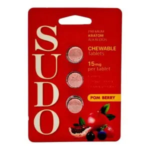 SUDO Premium Chewable Kratom Alkaloid Tablets