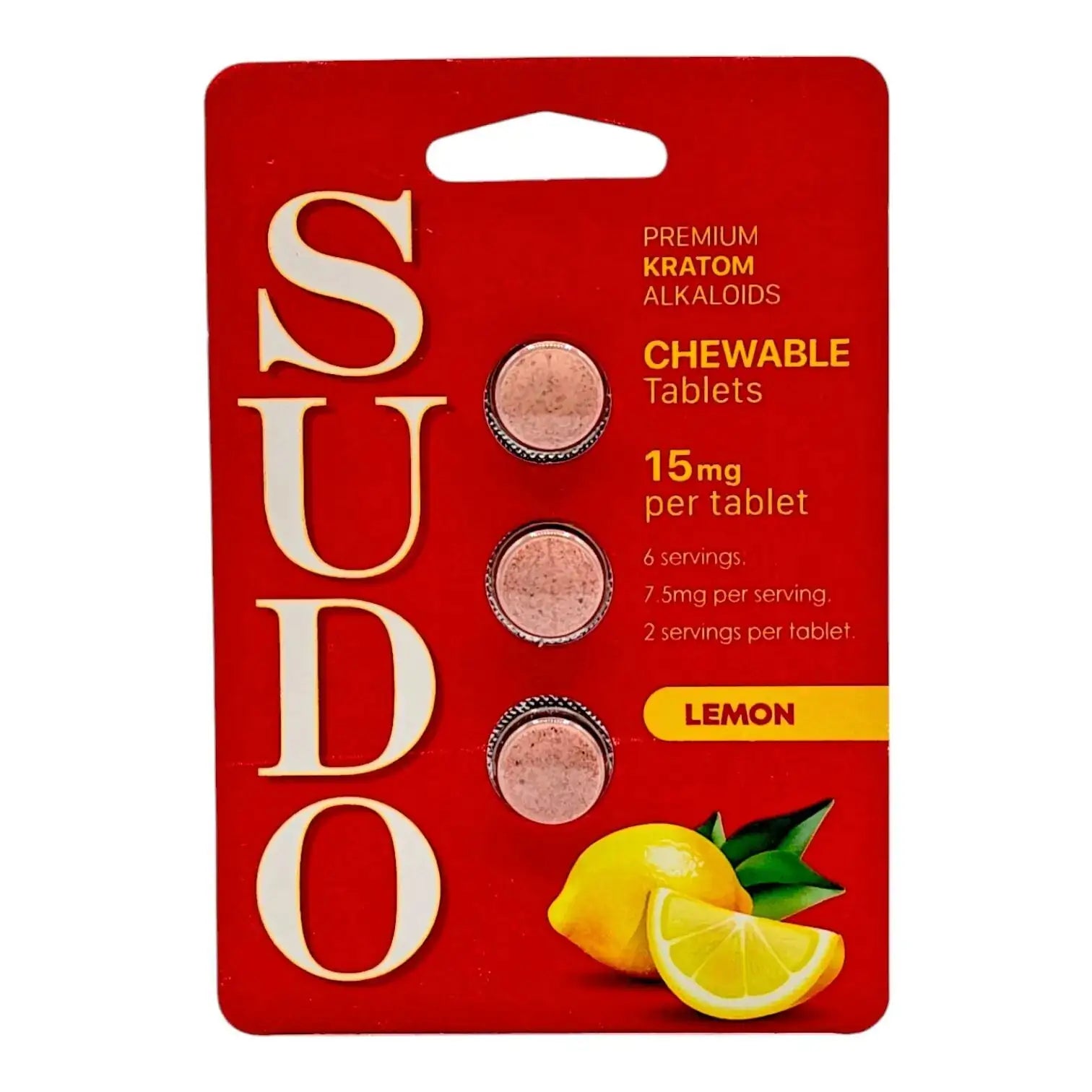 SUDO Premium Chewable Kratom Alkaloid Tablets