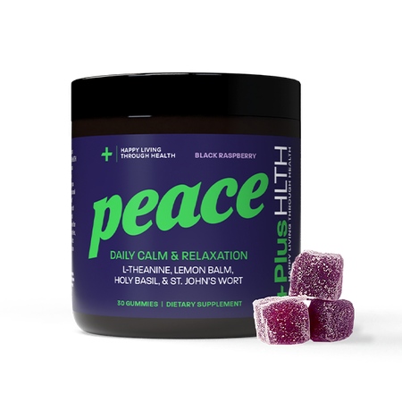 PlusCBD Peace Gummy Black Raspberry 30ct