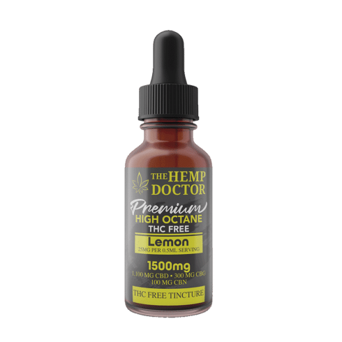 The Hemp Doctor THC Free High Octane CBD/CBG/CBN Tincture