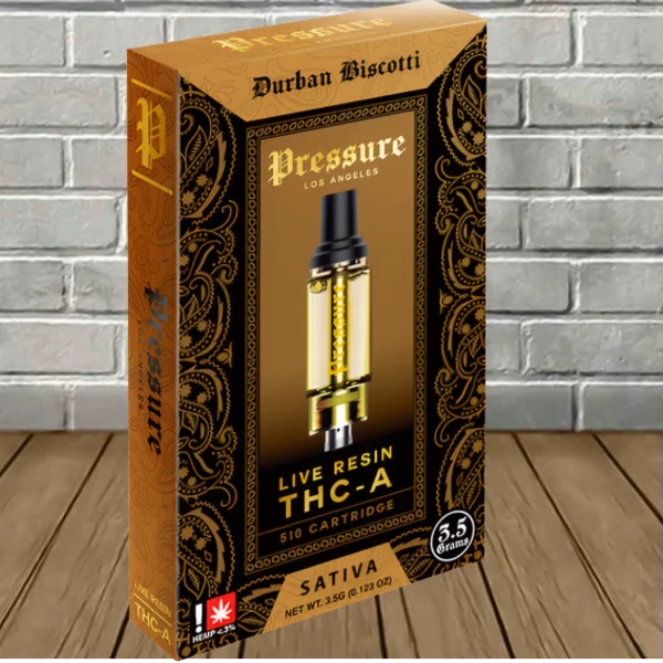 Pressure LA Live Resin THCa Vape Cartridge 3.5g Best Price