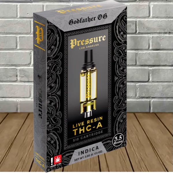 Pressure LA Live Resin THCa Vape Cartridge 3.5g Best Price