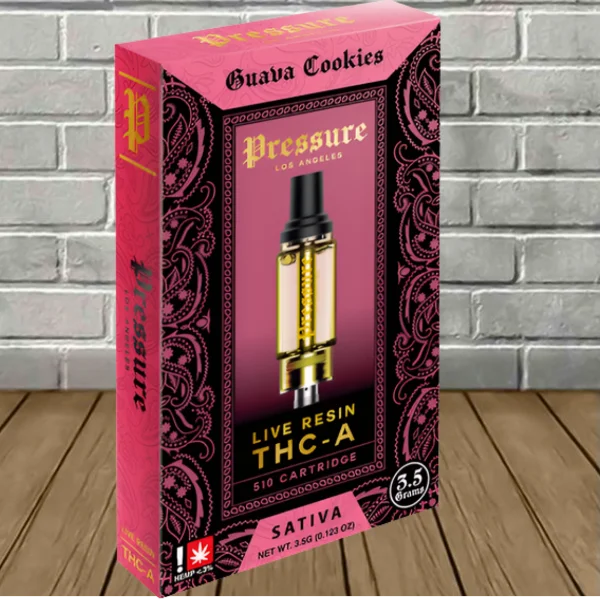 Pressure LA Live Resin THCa Vape Cartridge 3.5g Best Price