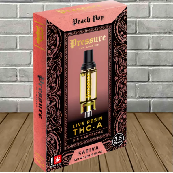 Pressure LA Live Resin THCa Vape Cartridge 3.5g Best Price