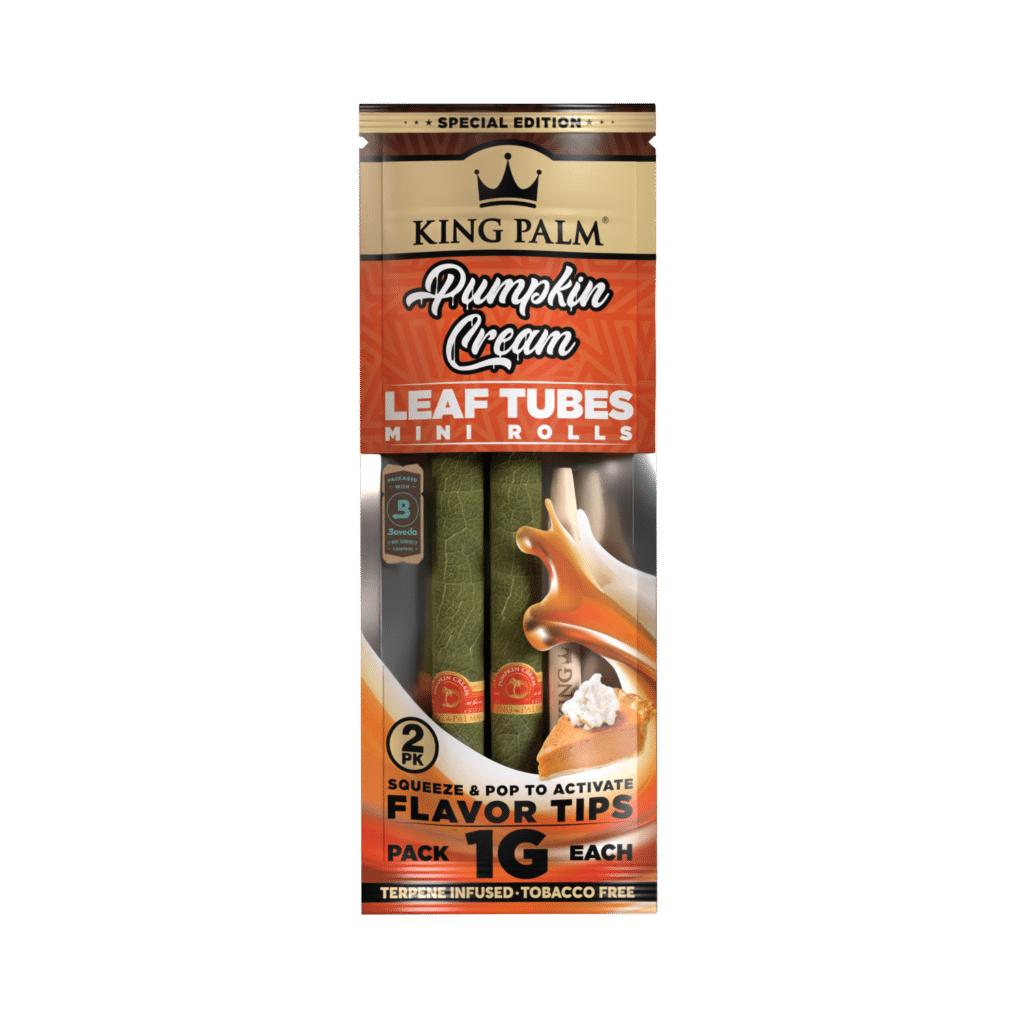 King Palm 2 Mini Rolls – Pumpkin Cream