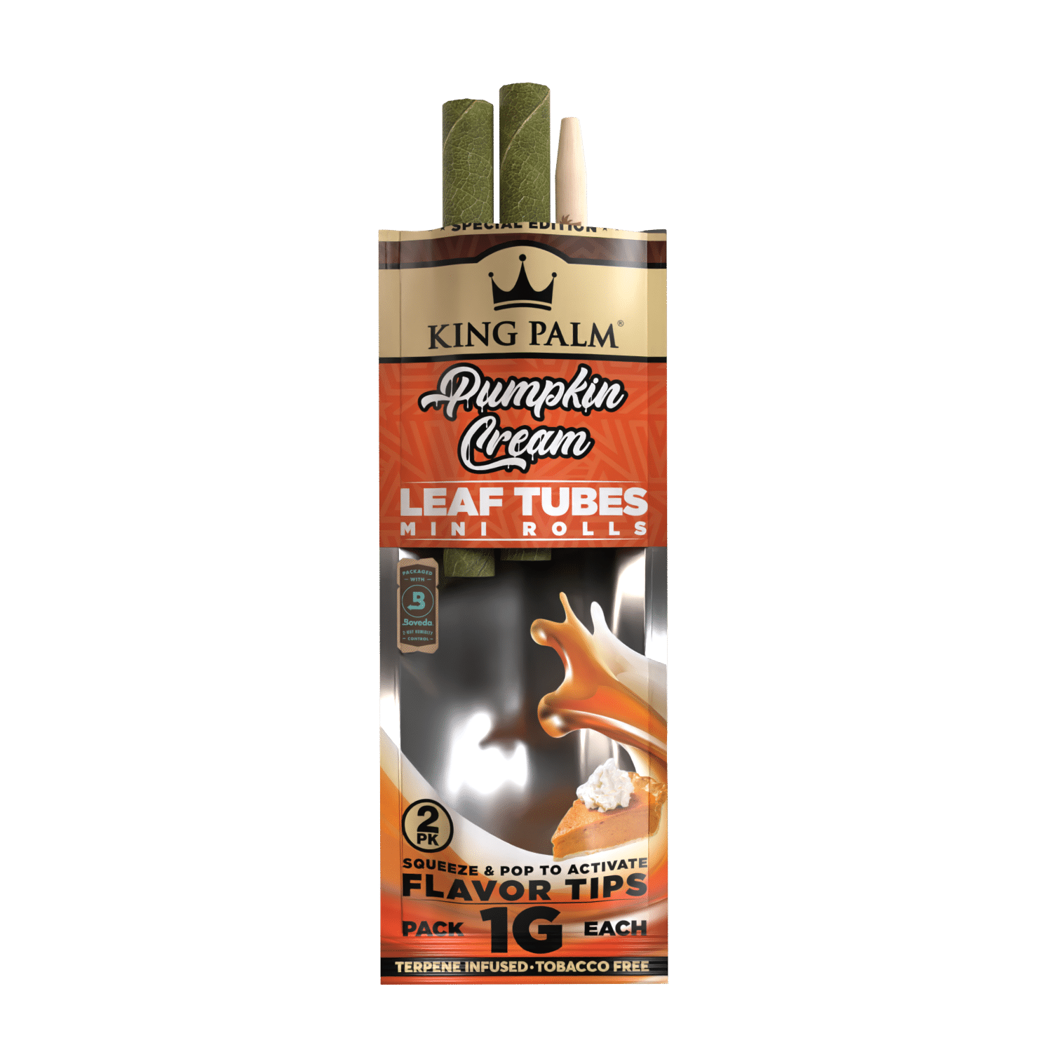 King Palm 2 Mini Rolls – Pumpkin Cream Best Price