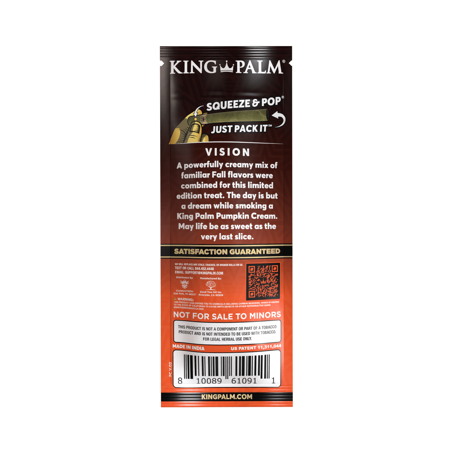 King Palm 2 Mini Rolls – Pumpkin Cream Best Price