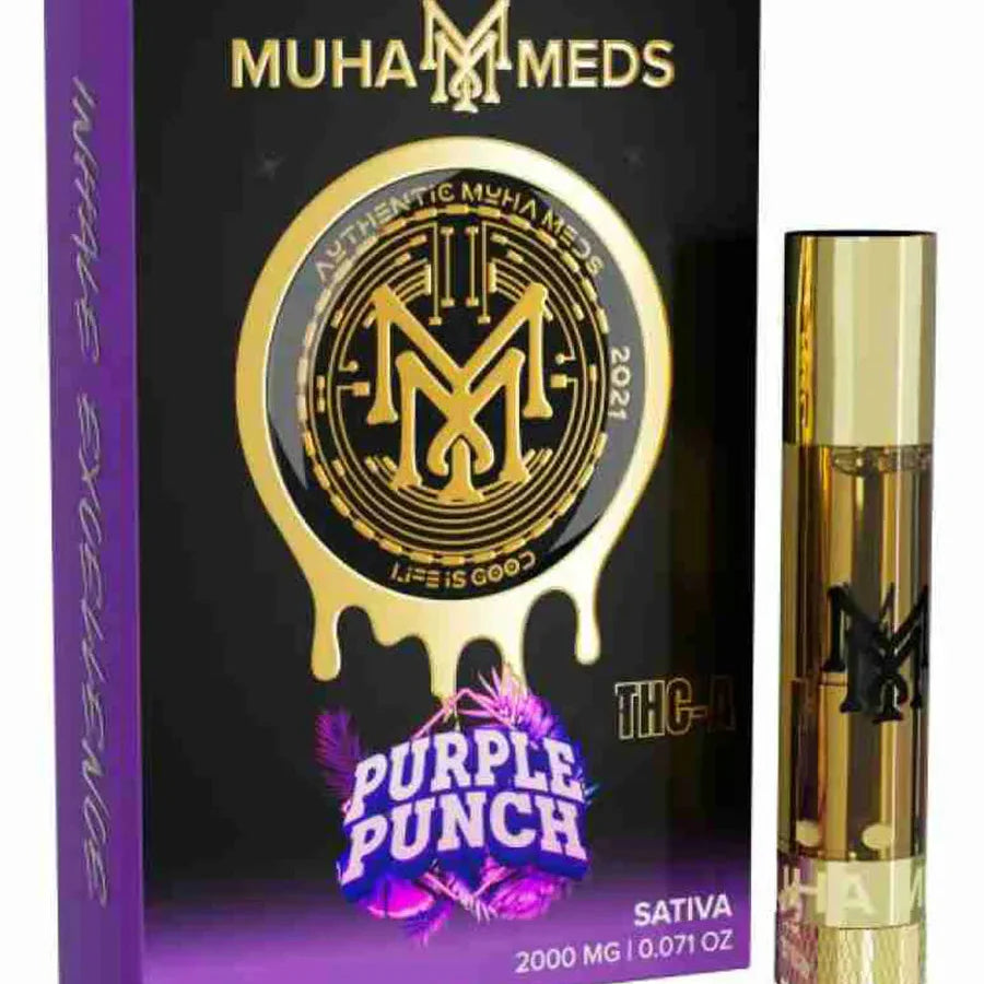 Purple Punch Muha Meds THC-A Cartridge 2G Best Price