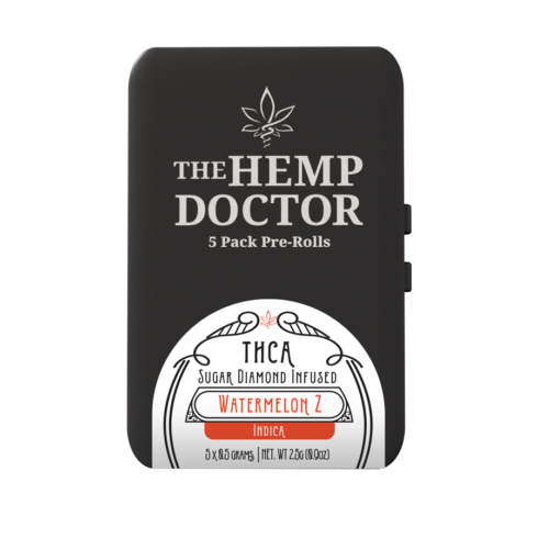 The Hemp Doctor THCA Sugar Diamond Infused 5pk Pre-Rolls