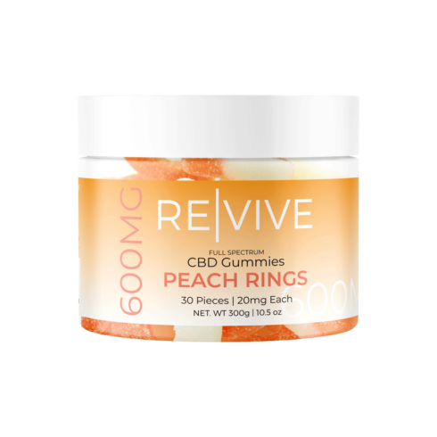 The Hemp Doctor Full Spectrum CBD Peach Rings