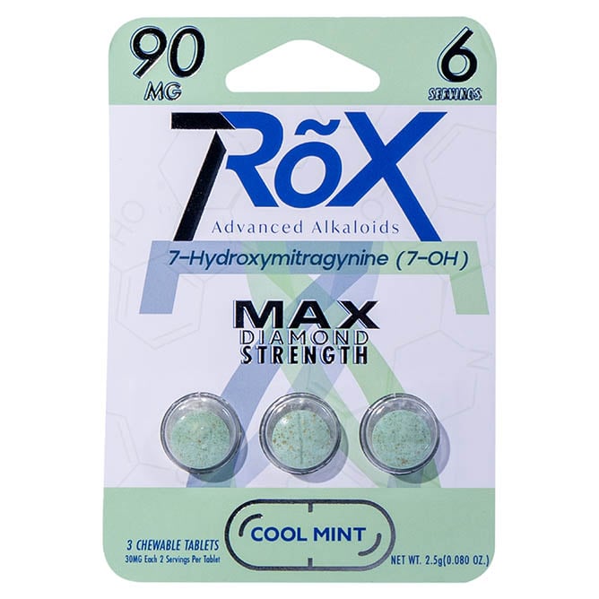 7RõX 7Hydroxy Tablets 30mg 3pc – Cool Mint