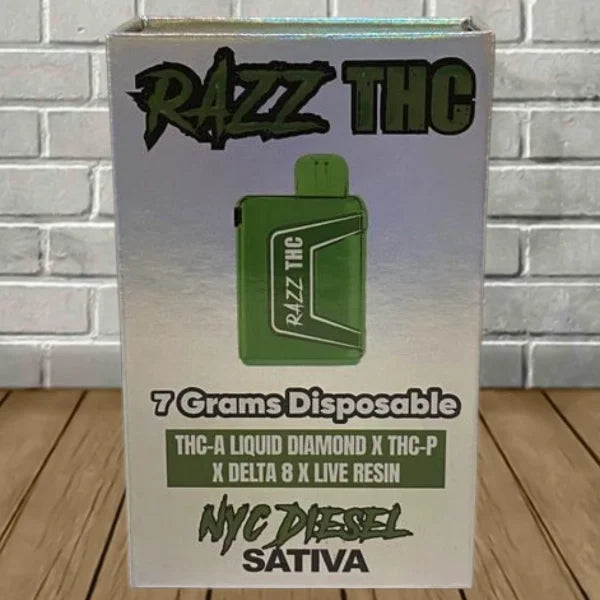 Razz THC Live Resin THCa Liquid Diamond Blend Disposable 7g Best Price