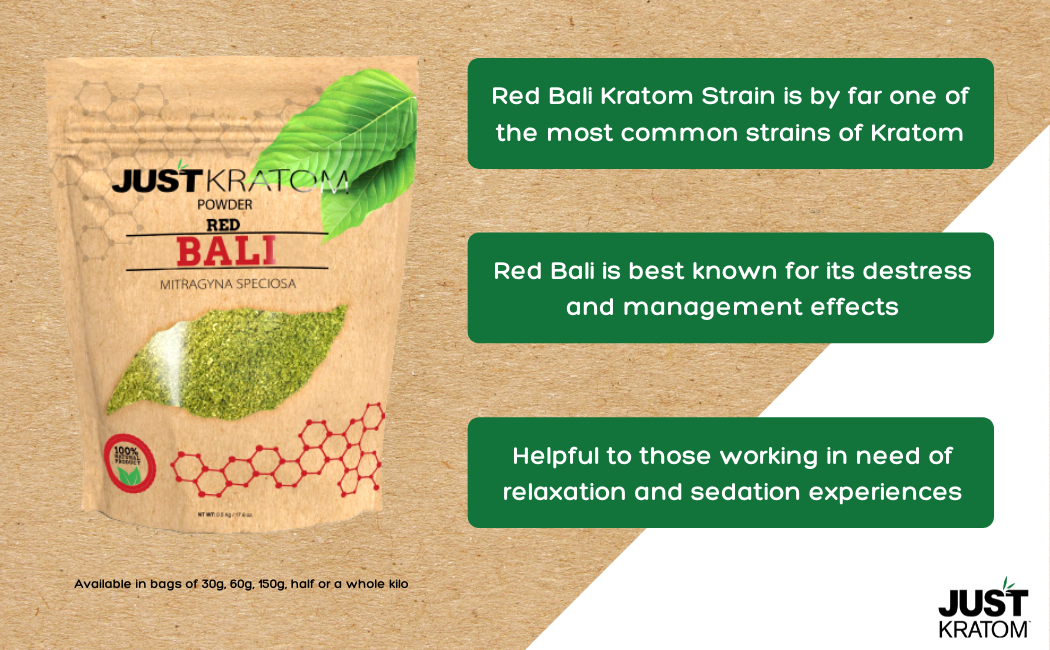 Just Kratom Red Bali Kratom Powder