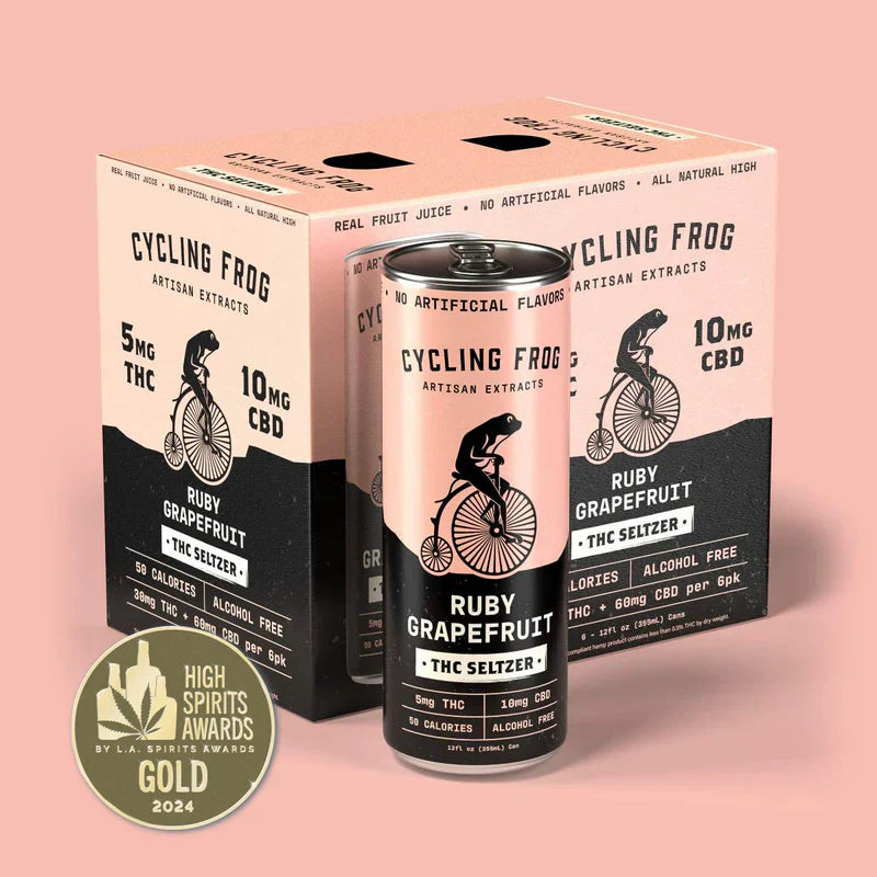 Cycling Frog Uplifting CBD + THC Seltzer - 6pk Best Price