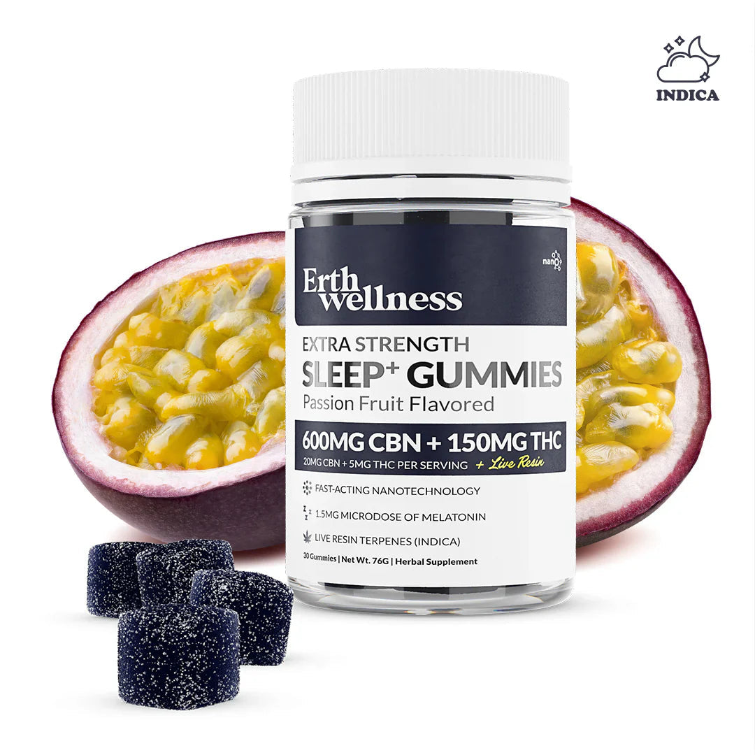 Erth Wellness Indica THC + CBN Sleep Gummies - 750mg