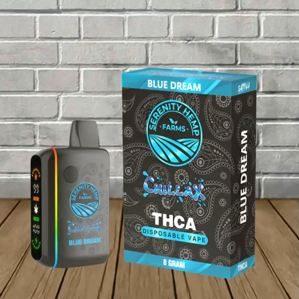 Serenity Hemp Farms Chillax THCa Disposable Vape 8g Best Price