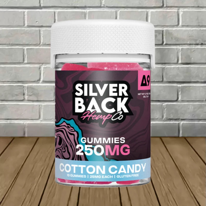 Silverback Hemp Co Delta 9 THC Gummies 250mg