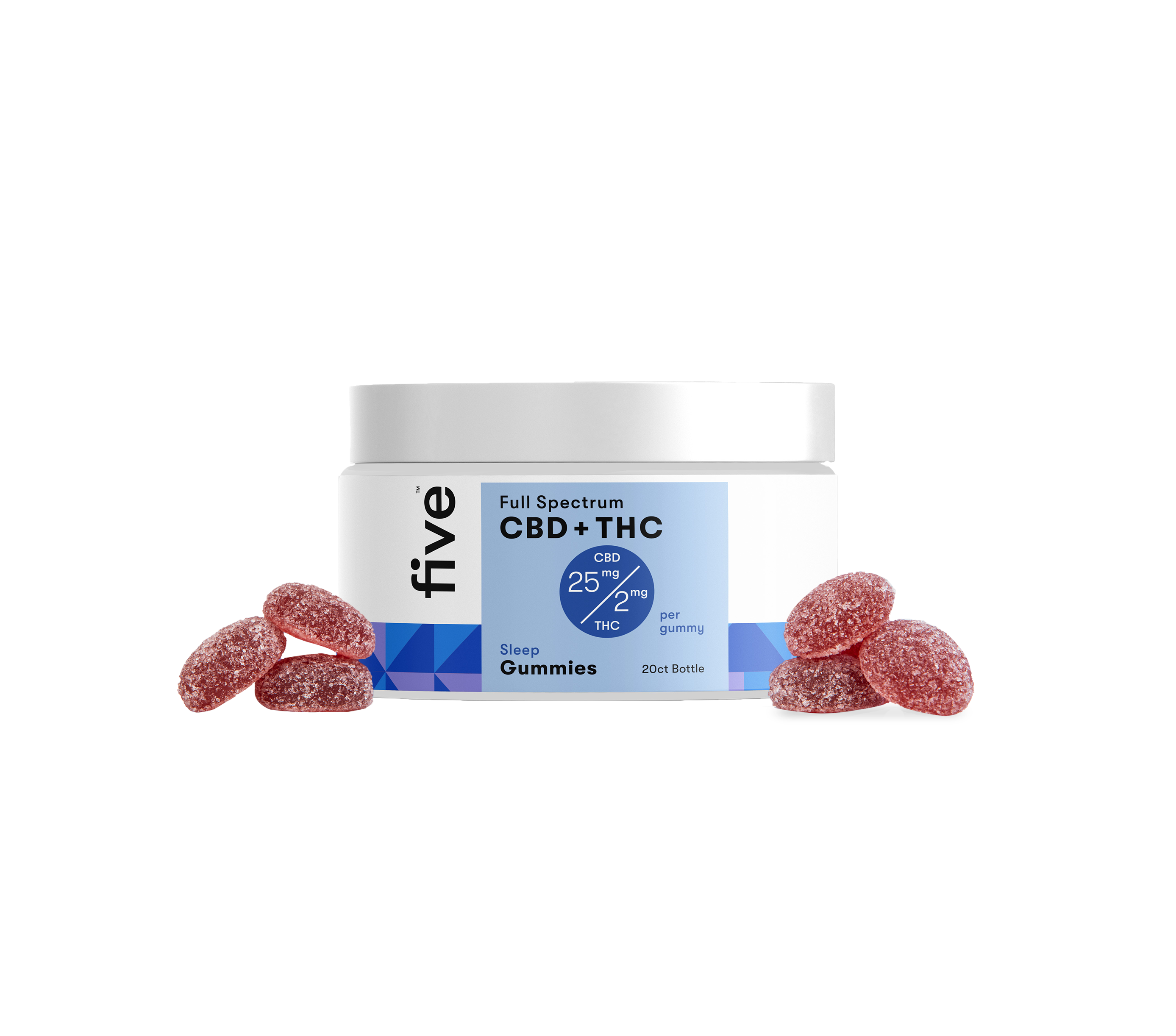 Five CBD Full Spectrum CBD + THC Gummies [Free]