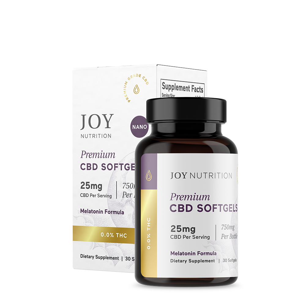 Joy Organics 25mg CBD Sleep Softgels