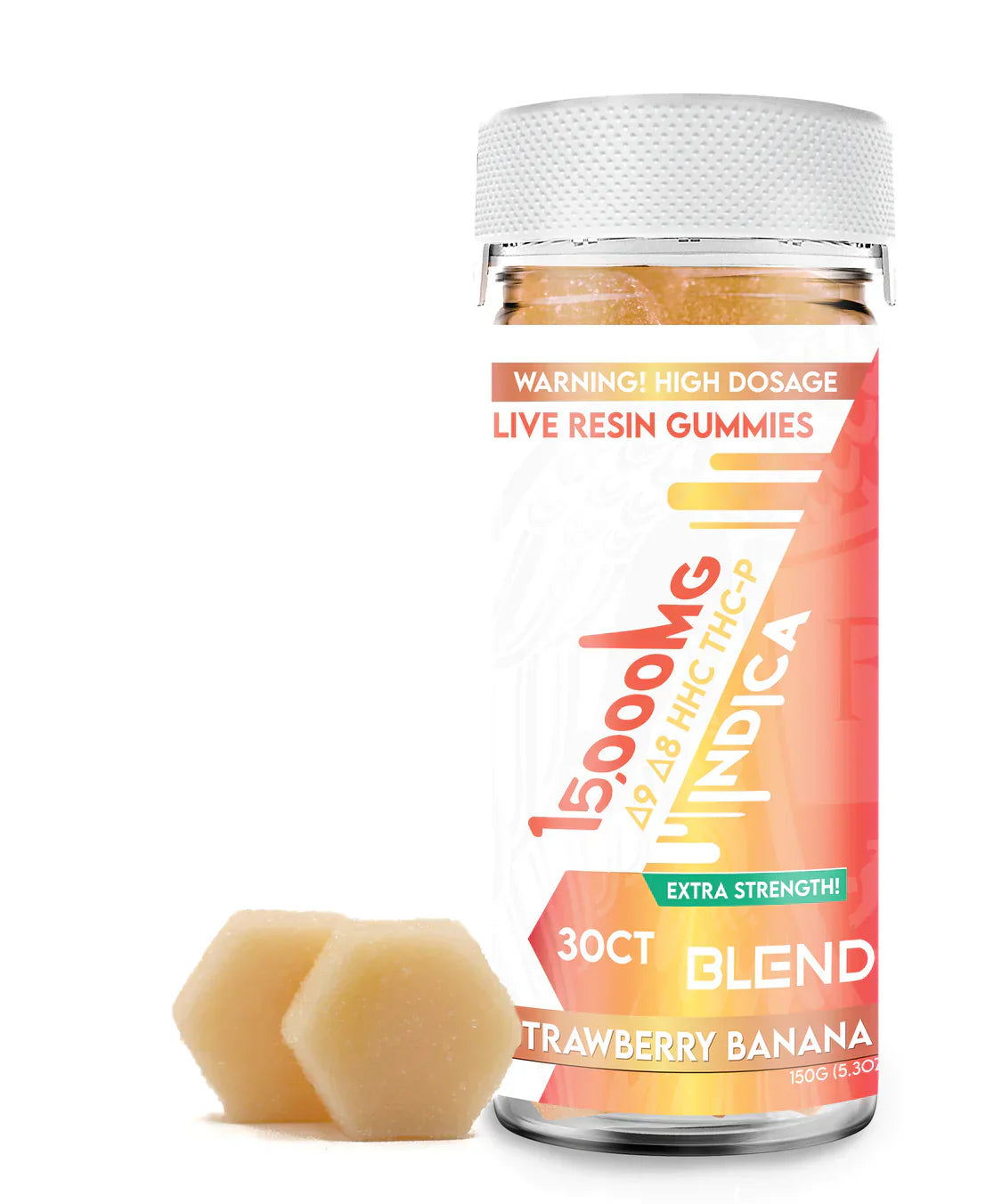 Blend Live Resin Delta 9 + THCP Blend Gummies 2500mg - 15000mg Best Price