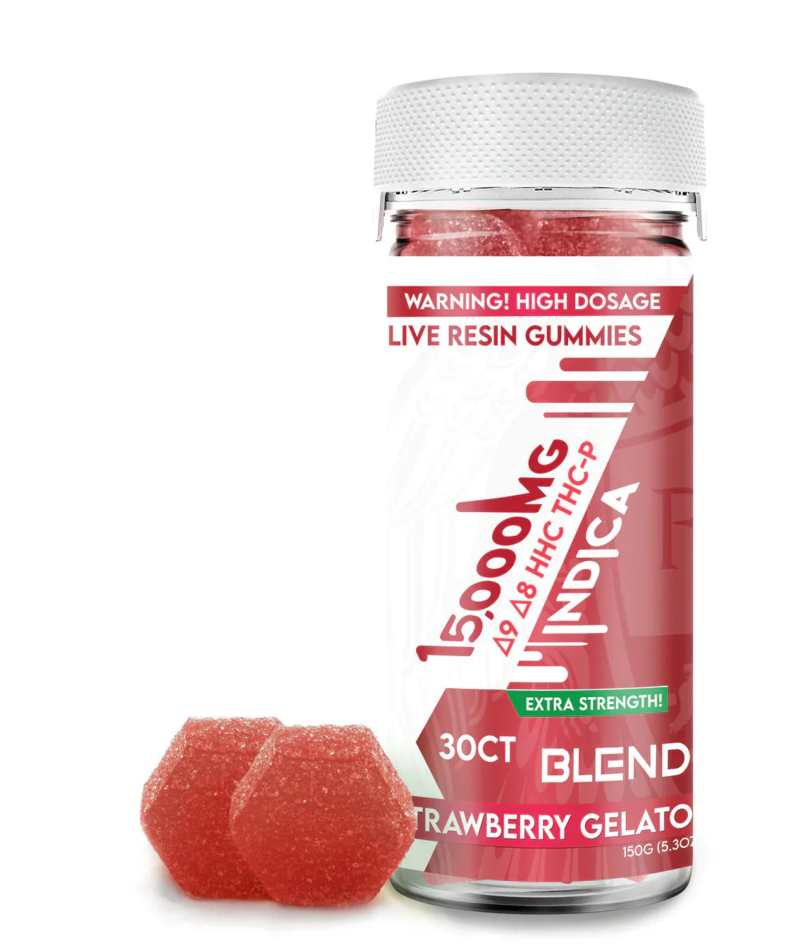 Blend Live Resin Delta 9 + THCP Blend Gummies 2500mg - 15000mg Best Price