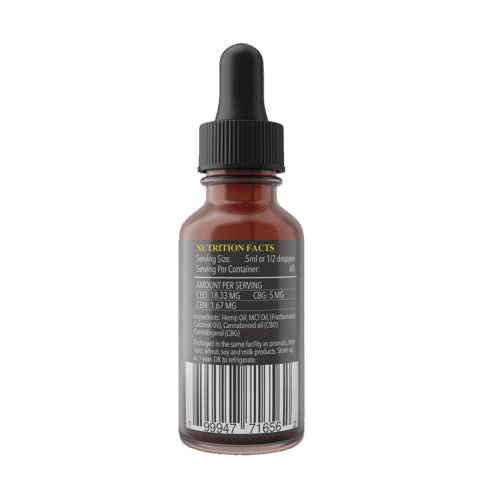 The Hemp Doctor THC Free High Octane CBD/CBG/CBN Tincture